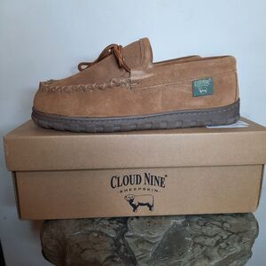Cloud Nine Driving Moccasin Women's Size 6 Brown Slippers Sheepskin Shoes